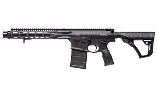 Picture of Daniel Defense DD 5, SBR, Semi-automatic, Short Barrel Rifle, 308 Winchester/762NATO, 12.5" Cold Hammer Forged Barrel, Mid Length Gas System, Black, Danial Defense Linear Compensator, Danial Defense Grip and Stock, 10.5" Free Float M-LOK Rail, 20 Rounds, 1 Magazine 02-088-06071-047