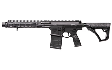 Picture of Daniel Defense DD 5, SBR, Semi-automatic, Short Barrel Rifle, 308 Winchester/762NATO, 12.5" Cold Hammer Forged Barrel, Mid Length Gas System, Black, Danial Defense Linear Compensator, Danial Defense Grip and Stock, 10.5" Free Float M-LOK Rail, 20 Rounds, 1 Magazine 02-088-06071-047