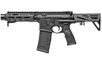 Picture of Daniel Defense DDM4 PDW, Semi-automatic SBR, 300 Blackout, 7" Cold Hammer Forged Barrel, 1:7 Twist, Black Finish, Maxim Defense CQB Gen 7 Stock, Grip-N-Rip Charging Handle, Linear Compensator, 30Rd 02-088-22220-047