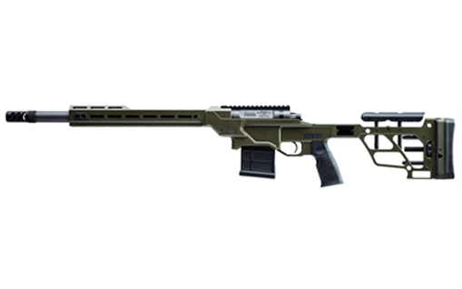 Picture of Daniel Defense Delta 5 Pro, Bolt Action Rifle, 6.5 Creedmoor, 18 " Varmint Contour Barrel, 1:8 Twist, Threaded 5/8"x24, Area 419 Hellfire Muzzle Brake, Olive Drab Green, Daniel Defense Grip, Fully Adjustable Stock, Single Stage Timney Elite Trigger, 10 Rounds, 1 Magazine 42-159-05238 4215905238