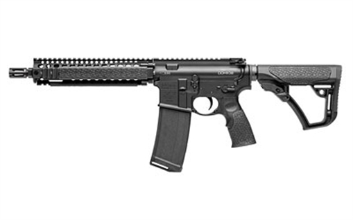Picture of Daniel Defense MK18, Semi-automatic Rifle, 223 Rem/556NATO, 10.3" Cold Hammer Forged Chrome Lined Barrel, 1:7 Twist, Black Finish, Daniel Defense Stock/Grip, 32Rd, Daniel Defense RIS II Handguard, 1-32Rd Daniel Defense Magazine 02-088-07327