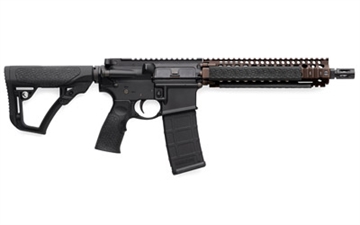 Picture of Daniel Defense MK18, Semi-automatic Rifle, 223 Rem/556NATO, 10.3" Cold Hammer Forged Chrome Lined Barrel, 1:7 Twist, Black Finish, Daniel Defense Stock/Grip, 32Rd, Flat Dark Earth Daniel Defense RIS II Handguard, 1-32Rd Daniel Defense Magazine 02-088-17024
