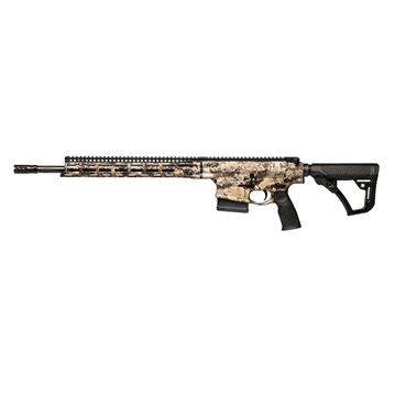 Picture of Daniel Defense DD5 V4 Hunter 6.5 Creedmoor 18" 5+1 Kryptek Highlander Black 6 Position w/SoftTouch Overmolding Stock Black Polymer Grip Right Hand 0215809282047