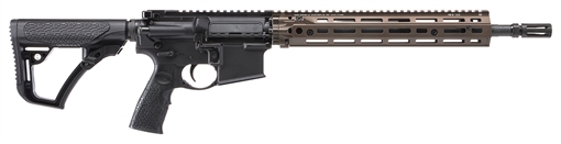 Picture of Daniel Defense DD4 M4A1 RIII Rifle 5.56mm 10rd Magazine 14.5" Pinned and Welded Barrel Black w/12.5" FDE MLOK Handguard CA Compliant 02-191-04238-055 0219104238055