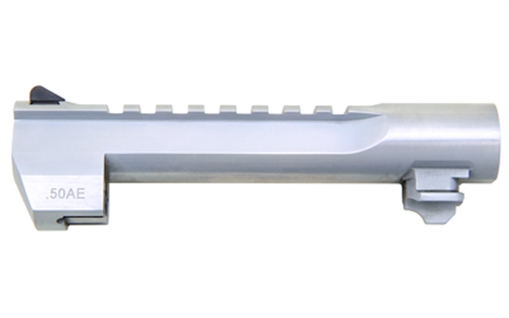 Picture of Magnum Research Barrel, .50 Action Express, 6", Picatinny Accessory Rail, Fits Desert Eagle MK XIX 50AE, Brushed Chrome Finish, Silver BAR506BC
