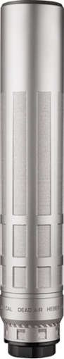 Picture of DEAD AIR AIR SILENCERS NOMAX-33 33 CAL W/ XEMAX ADAPTER SILVER NOMAX33SIL