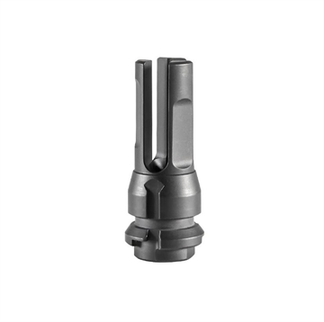 Picture of Dead Air KeyMo Flash Hider Black Nitride 4140 HT Alloy Steel 1/2"-28 Threads 2.70" OAL 22 Cal DA306