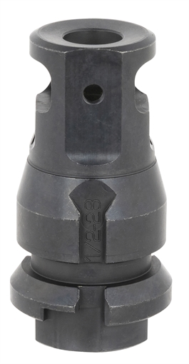 Picture of Dead Air KeyMount Muzzle Brake Black with 1/2"-28 tpi Threads & 2.60" OAL for Sandman Series, KeyMo Equipped Nomad-30 & Primal Suppressors DA109