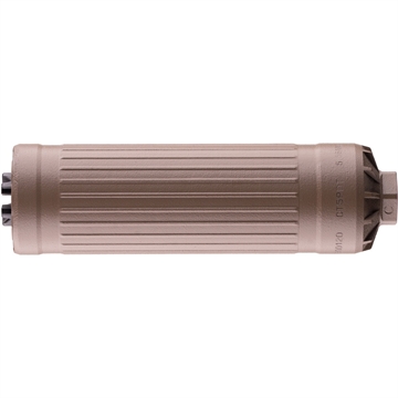 Picture of DEAD AIR AIR DEFENSE CT5P PATROL 5.56 FDE TRISKELION GMS LOW BACK PRESSURE SILENCER 1/2-28 DIRECT THREAD    CT5PDTFDE0528 CT5PDTFDE0528