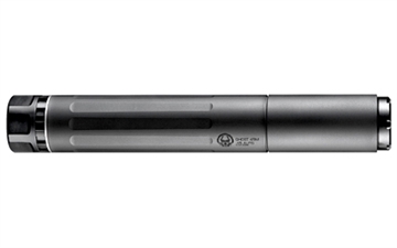 Picture of Dead Air Armament Ghost 45M, Suppressor, Modular, 22LR/300 Blackout/40 S&W/45ACP/10MM/9MM, No Piston, 17-4PH & Titanium, Black Cerakote Finish GHOST45