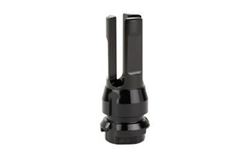 Picture of Dead Air KeyMo Flash Hider Black Nitride 4140 HT Alloy Steel 5/8"-24 Threads 2.70" OAL 30 Cal DA305