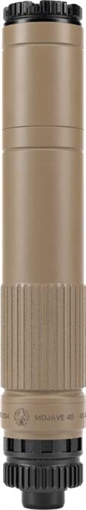 Picture of Dead Air Armament Mojave 45, Suppressor, 45 ACP, Titanium Construction, High Temperature Cerakote Finish, Flat Dark Earth, Includes .578-28 Piston MOJAVE45FDE