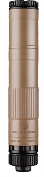 Picture of Dead Air Armament MOJAVE9, Suppressor, 9MM/.300 Blackout, Cerakote Finish, Flat Dark Earth, Includes 1/2-28 Piston MOJAVE9FDE