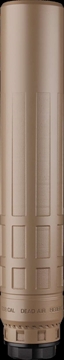 Picture of DEAD AIR NOMAX 33 FDE .33 CALIBER SILENCER W/ XEMAX ADAPTER &  5/8-24 DA150 MUZZLE BRAKE 810128162456 -