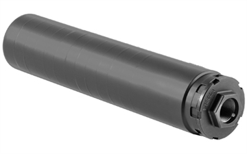 Picture of Dead Air Armament , Rifle/Pistol Suppressor, .458 Caliber, 17-4 Stainless Steel Construction, Cerakote Finish, Black, Includes 5/8X24 Direct Thread Insert and the HUB to P-Series Adapter PRIMAL
