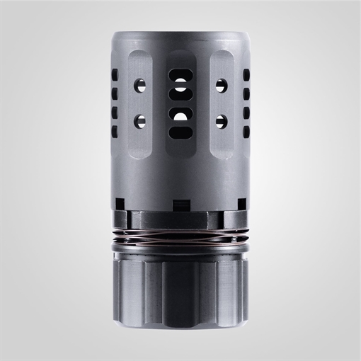 Picture of Dead Air Pyro 2.0 Muzzle Brake Kit 45 Cal. w/ DA451 KeyMicro ADPT & 45 Cal Front Cap DA466A