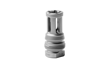 Picture of Dead Air Silencers Dead Air RXD Xeno BirdCage Flash Hider 6mm Matte Stainless 1/2-28 RXD684S