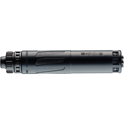 Picture of DEAD AIR AIR 9MM OPTIMIZED 10MM CAPABLE GMS LOW BACK PRESSURE SILENCER W/ PB440 MOJAVE 1/2-28 PISTON BLACK RXD910TiBLK RXD910TiBLK