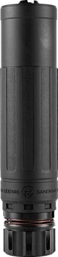 Picture of Dead Air Armament Sandman X, Suppressor, 7.62 NATO, Haynes 282 Construction, High Temperature Cerakote Finish, Black, Includes Xeno DA130 3 Prong Flash Hider with 5/8-24 Thread Pitch SMXXNBLK