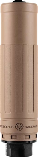 Picture of Dead Air Armament Sandman X, Suppressor, 7.62 NATO, Haynes 282 Construction, High Temperature Cerakote Finish, Flat Dark Earth, Includes Xeno DA130 3 Prong Flash Hider with 5/8-24 Thread Pitch SMXXNFDE
