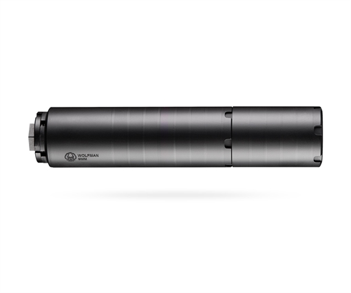 Picture of Dead Air Armament , Suppressor, 9MM, No Piston, 1.618" Diameter, Black Cerakote Finish, Ships with 1/2-28 Direct-Thread Insert WOLFMAN