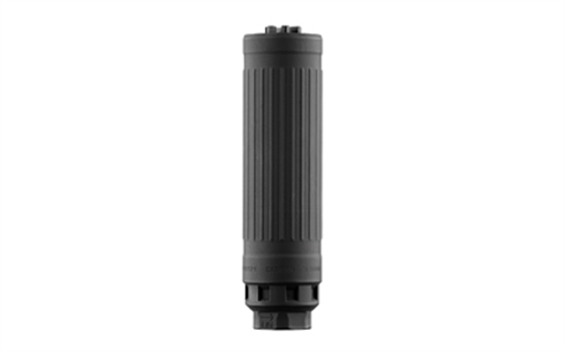 Picture of DEAD AIR AIR DEFENSE CT5P PATROL 5.56 BLACK TRISKELION GMS LOW BACK PRESSURE SILENCER W/ FIXED XENO ADAPTER & DA129GOV 1/2-28 XENO 3 PRONG FH    CT5PXNBLK CT5PXNBLK