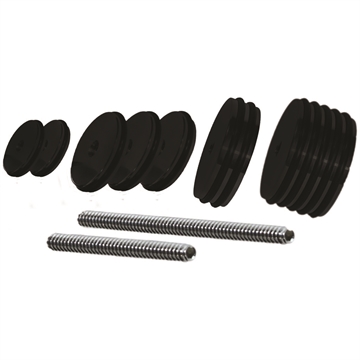 Picture of Dead Center Dead Center Custom Balance Weight Kit Matte Black KIT-BLK