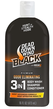 Picture of Dead Down Wind Black Premium 3-in-1 Combo Odor Eliminator 16 oz Squeeze Bottle 127160
