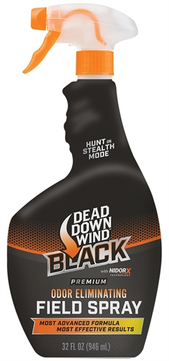 Picture of Dead Down Wind Black Premium Field Spray Odor Eliminator 24 oz Trigger Spray 137240