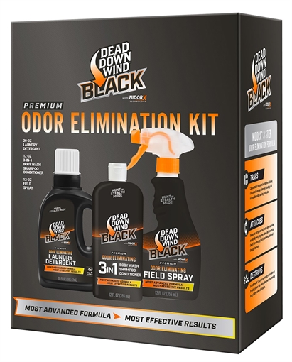 Picture of Dead Down Wind Black Premium 3-Piece Kit Odor Eliminator 207022