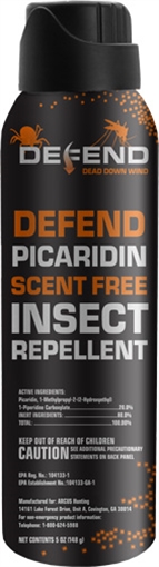 Picture of Dead Down Wind Defend Picaridin Tick and Mosquito Spray 5 oz 13726