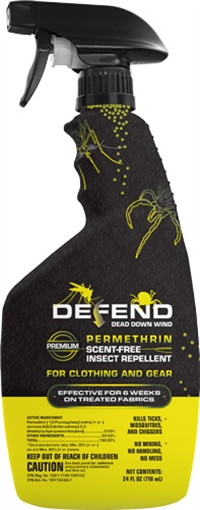 Picture of Dead Down Wind Defend Permethrin Clothing Spray 24 oz 70009