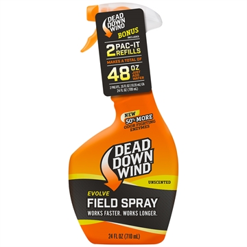 Picture of Dead Down Wind Dead Down Wind Field Spray Combo 24 oz. plus 2-12 oz. Pac-Its (48 oz.) 134818