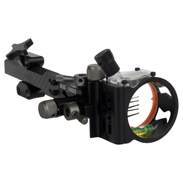 Picture of Dead Ringer Dead Ringer Tackdriver Black Series Bow Sight Carbon Dovetail 5 pin .010 DR2964