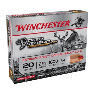 Picture of Winchester 20 GAUGE 2-3/4'' 3/4OZ SABOT SUG 5/BOX X20DSLF