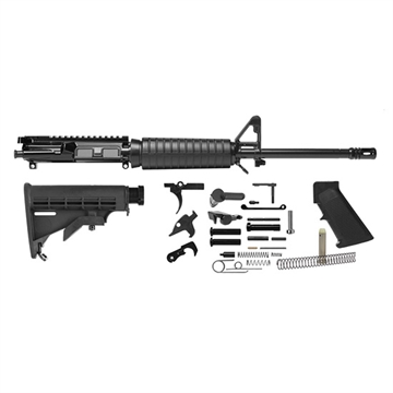 Picture of Del-Ton Inc Heavy Carbine Rifle Kit 5.56x45mm NATO 16" Chrome Moly Vanadium Barrel 7075-T6 Anodized Aluminum Rec with A2 Flash Hider RKT101