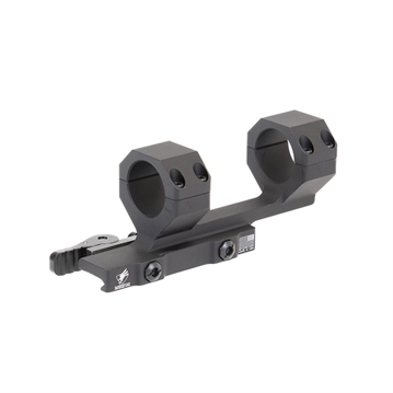 Picture of American Defense Mfg. Delta Scope Mount, Quick Detach, Horizontal split rings, 2" Offset, Black AD-DELTA-C-30-STD