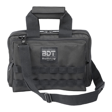 Picture of Bulldog Cases Deluxe 2 Pistol Range Bag w/ Strap & MOLLE, Black BDT917B