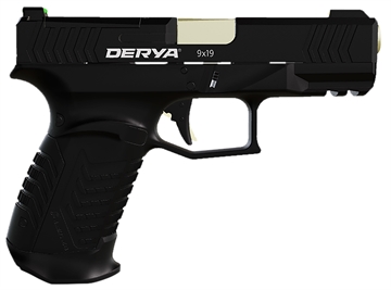 Picture of Derya DY9 9MM BK/GLD 10+1 3.8" OR US OPTIC-READY SLIDE10L.DY9.G.US 10LDY9GUS
