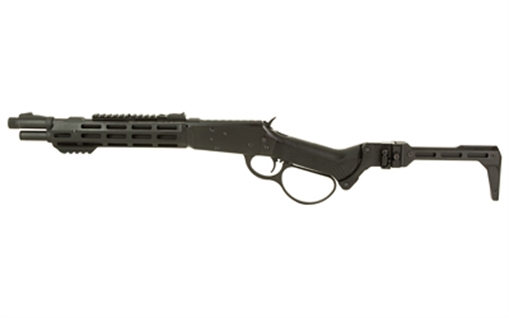 Picture of Derya Firearms RANX.12.357 RANX  357 Mag 5+1 12" Black Melonite Threaded Barrel, Black Melonite Steel Receiver w/Picatinny Rail, M-LOK/Picatinny Rail Forend, Black Aluminum Ironwolf Stock