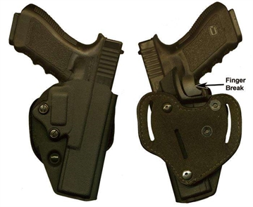 Picture of DeSantis Gunhide Facilitator OWB Black Kydex Belt Slide Fits Sig P365/P365 SAS Right Hand 042KA8JZ0