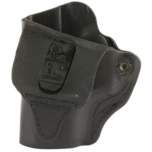 Picture of DeSantis Gunhide Mini Scabbard OWB Black Leather Belt Slide Fits Sig P365 Right Hand 019BA8JZ0