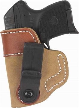 Picture of DeSantis Gunhide Sof-Tuck IWB Tan Leather/Suede Belt Clip Fits Colt Commander Right Hand 106NA85Z0