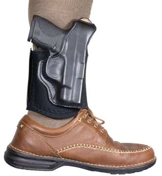 Picture of DESANTIS DIEHARD ANKLE HOLSTER RH LEATHER FITS GLOCK 42 BLK< 014PCY8Z0