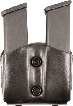 Picture of DESANTIS DOUBLE MAGAZINE POUCH OWB LEATHER SIG P365 BLACK A01BJKKZ0