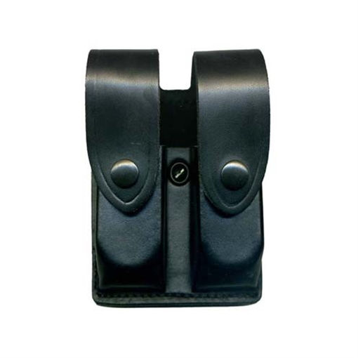 Picture of DESANTIS DOUBLE MAG POUCH U41 STYLE NICKEL SNAP BASKETWEAVE BLK GLOCK 172237 U41BLJJZ1