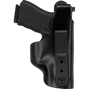 Picture of DeSantis Gunhide Dual Carry II IWB/OWB Black Leather Belt Clip Fits S&W M&P Shield 9/40 & S&W M&P Shield 2.0 Right Hand 033BAX7Z0