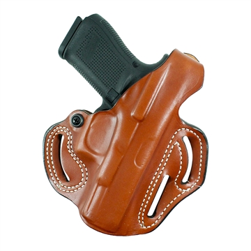 Picture of DeSantis Gunhide Thumb Break Scabbard OWB Tan Leather Belt Slide Fits Sig P365-XMACRO Right Hand 001TA2XZ0