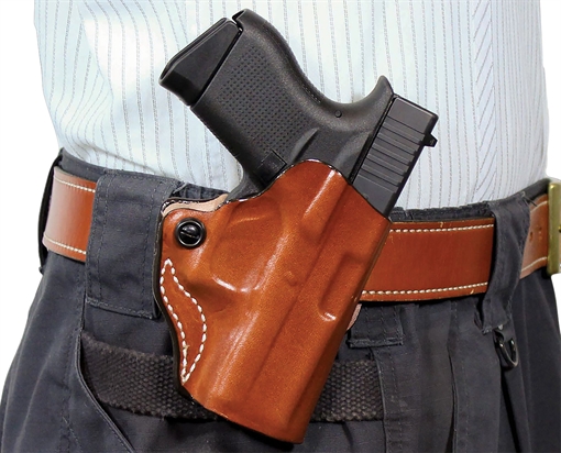 Picture of DeSantis Gunhide Mini Scabbard OWB Tan Sig Sauer P365 w/Red Dot Right Hand 019TA9YZ0