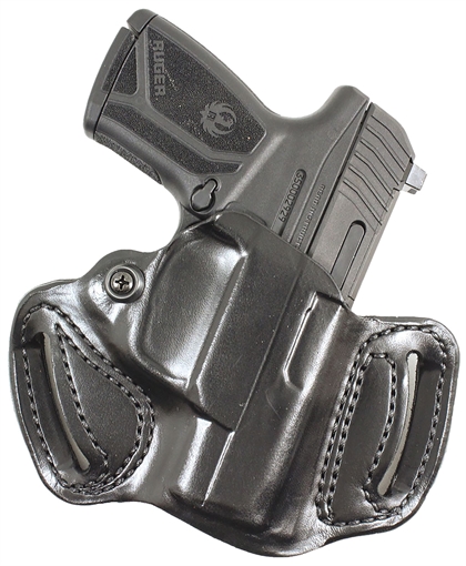 Picture of DeSantis Gunhide Mini Slide Black Leather Fits Rost Martin RMIC Belt Loop Mount Right Hand 086BA1ZZ0